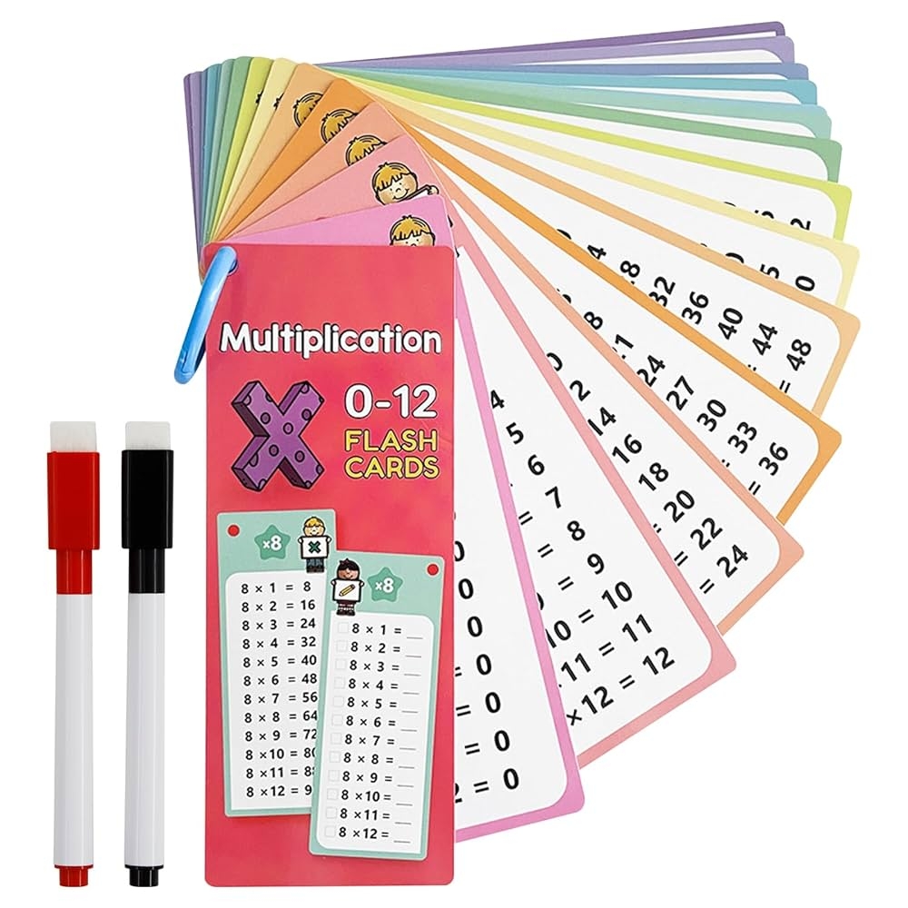 1 X 1 Children s Flashcards Multiplication Cards Set 0 12 Multiplication Cards For Children Maths Learning Card Game Multiplication Cards For Children Maths Learning Card Game Disposable Table Amazon de Toys