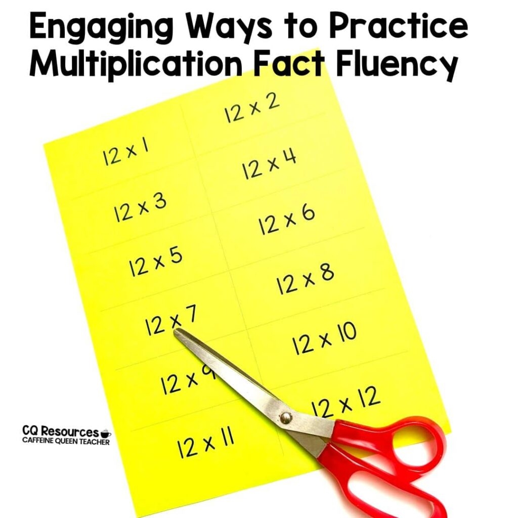 10 Exciting Multiplication Flashcard Games To Master Math Facts Caffeine Queen Teacher