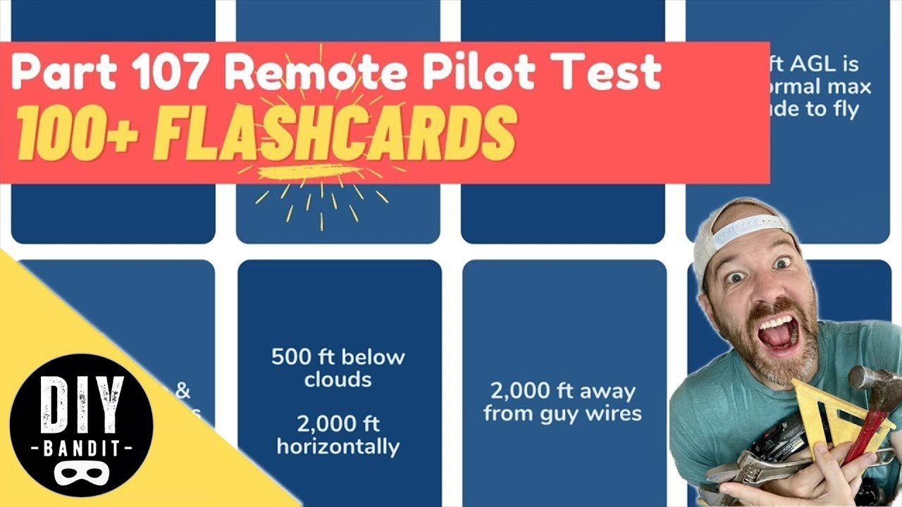  100 Digital Flashcards Facts Prompts To Help You Study For The FAA Part 107 Remote Pilot Test YouTube