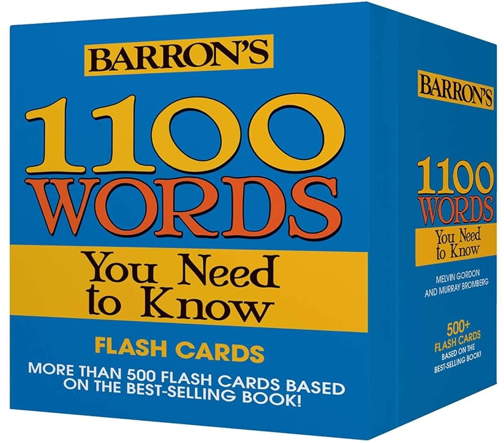 1100 Words You Need To Know Flashcards English Edition EBook Barron s Educational Series Gordon Melvin Bromberg Murray Amazon de Kindle Store