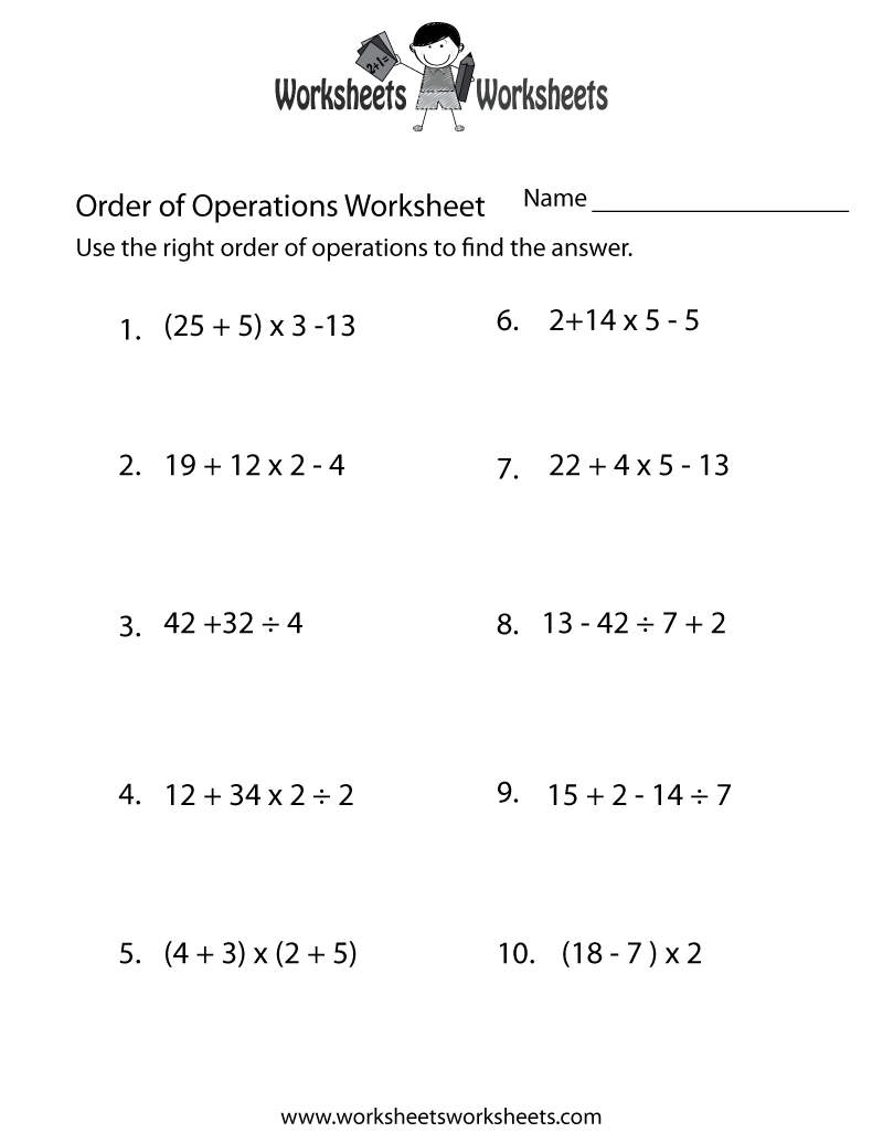 12 Bodmas Ideas Order Of Operations Teaching Math Fifth Grade Math