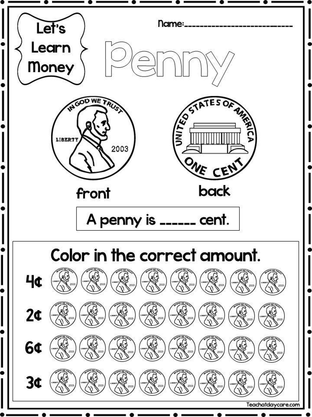 12 Printable Let s Learn Money Worksheets Kdg 2nd Grade Math Etsy 12 Printable Let s Learn Money Worksheets Kdg 2nd Grade Math Etsy