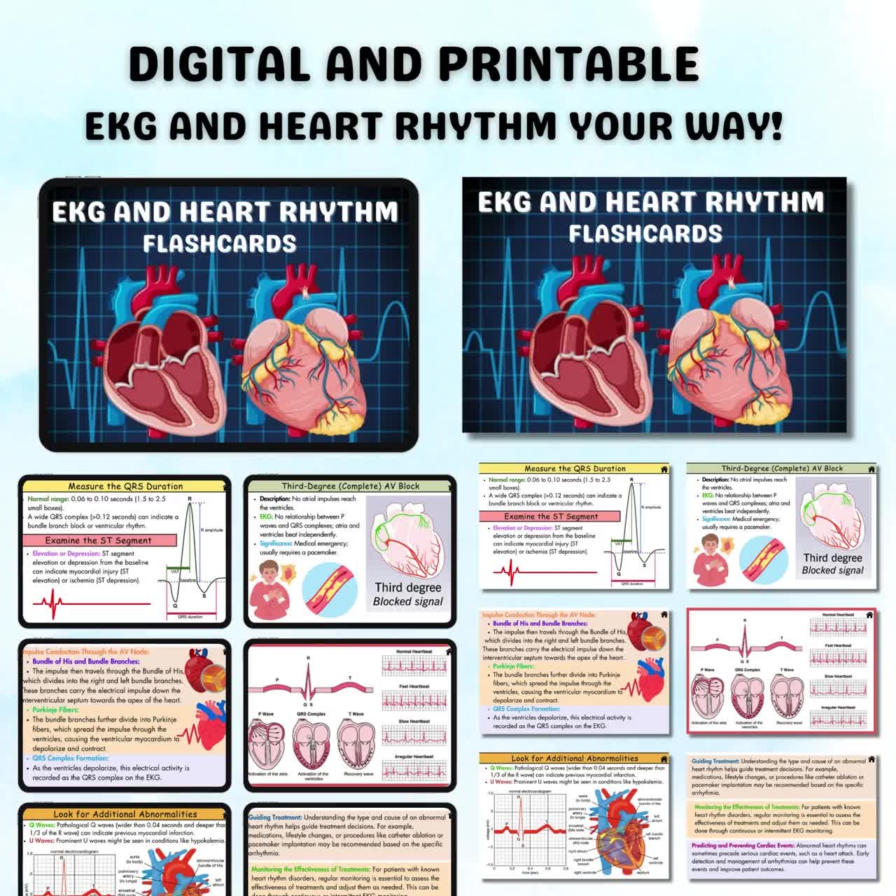 ecg flashcards pdf