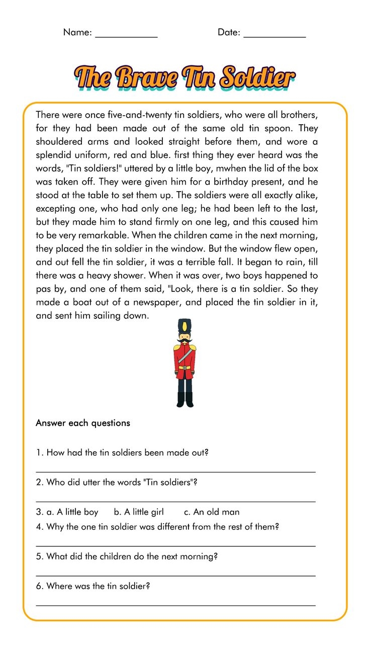 16 3rd Grade Reading Comprehension Worksheets