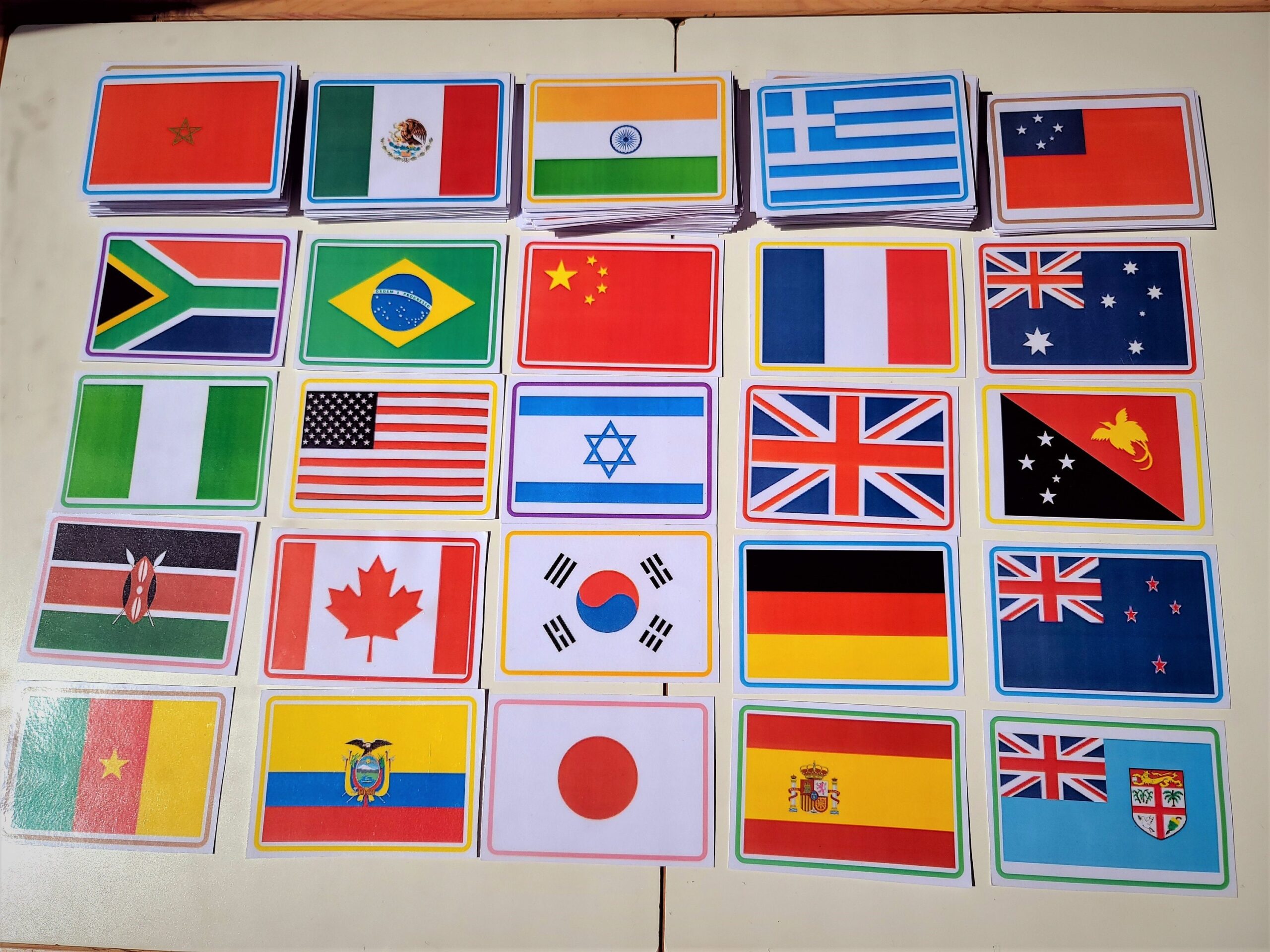 198 World Flags Educational Flashcards Printable Flashcards Countries Of The World Learning Games Visual Learner Home School Activity Etsy UK