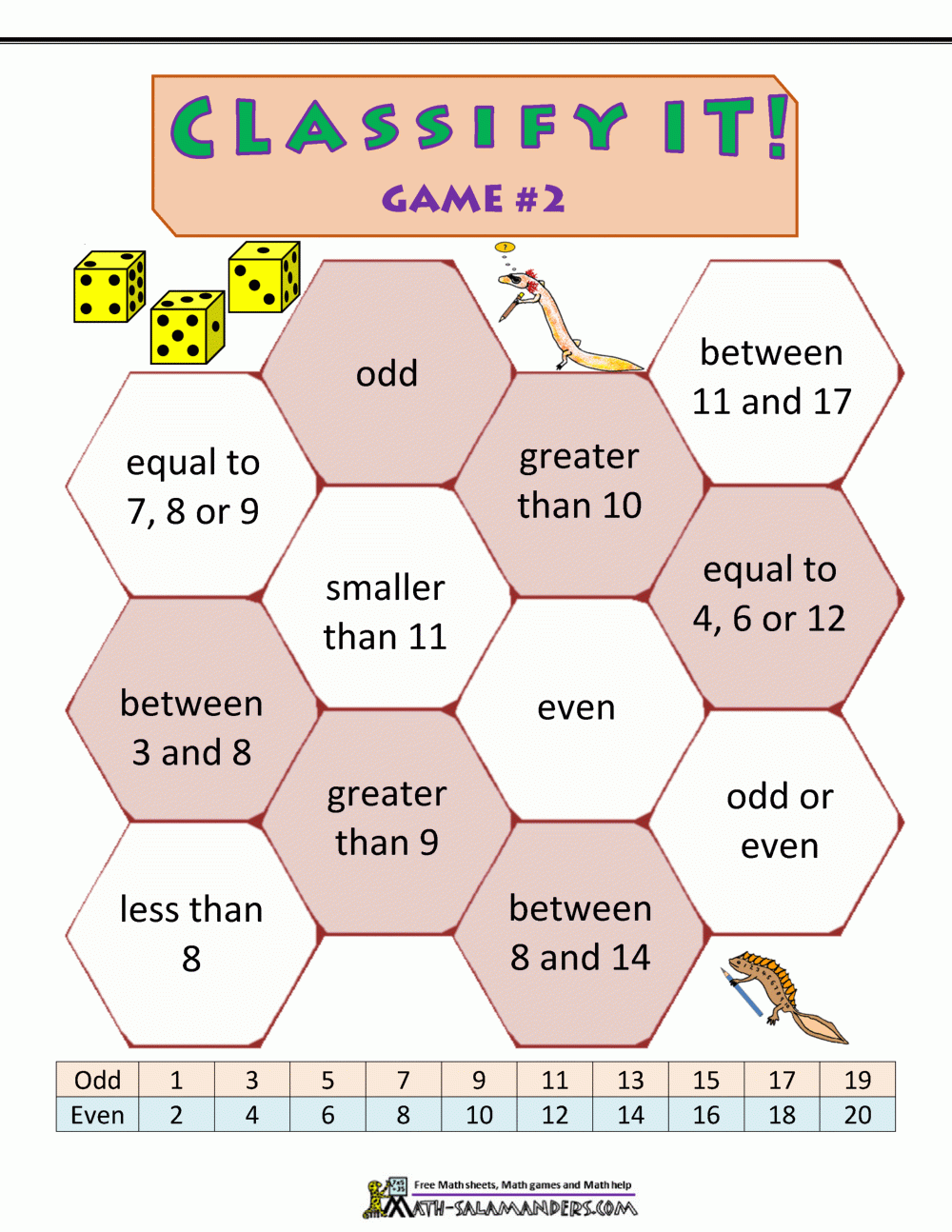1st Grade Math Games
