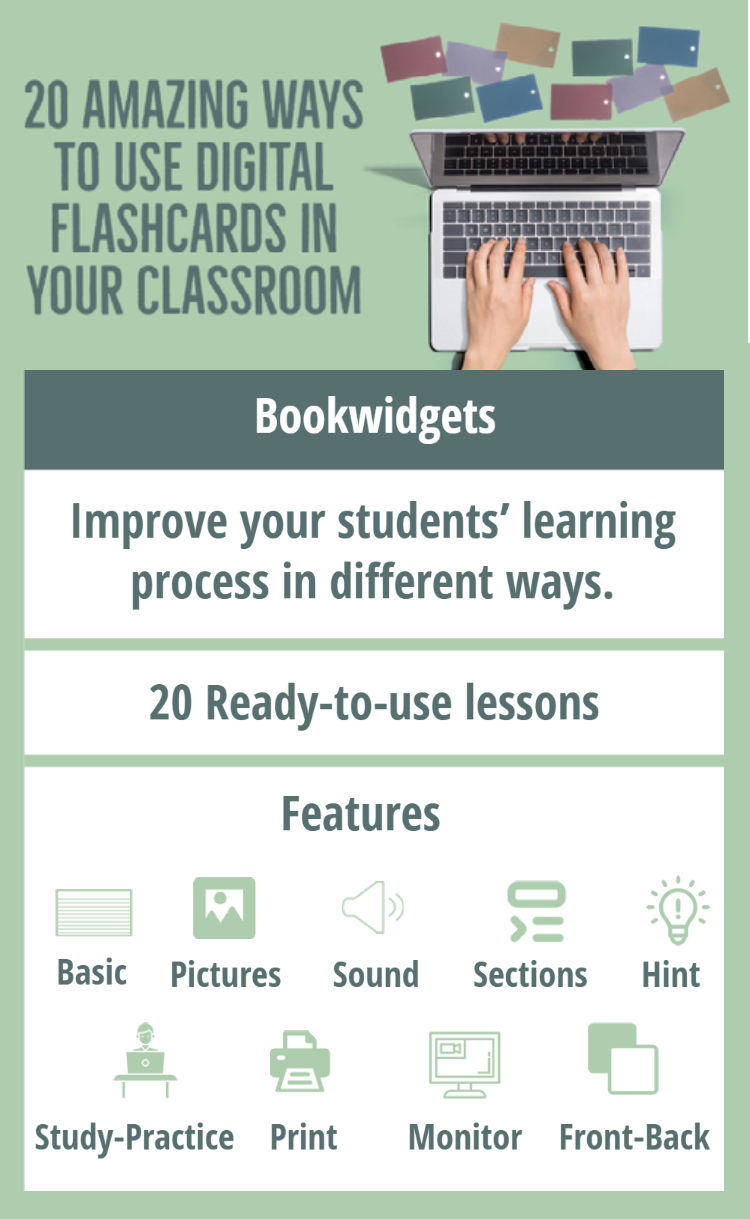 20 Amazing Ways To Use Digital Flashcards In Your Classroom BookWidgets