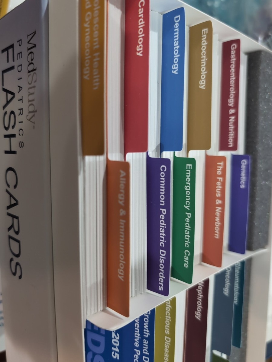 medstudy pediatrics flashcards