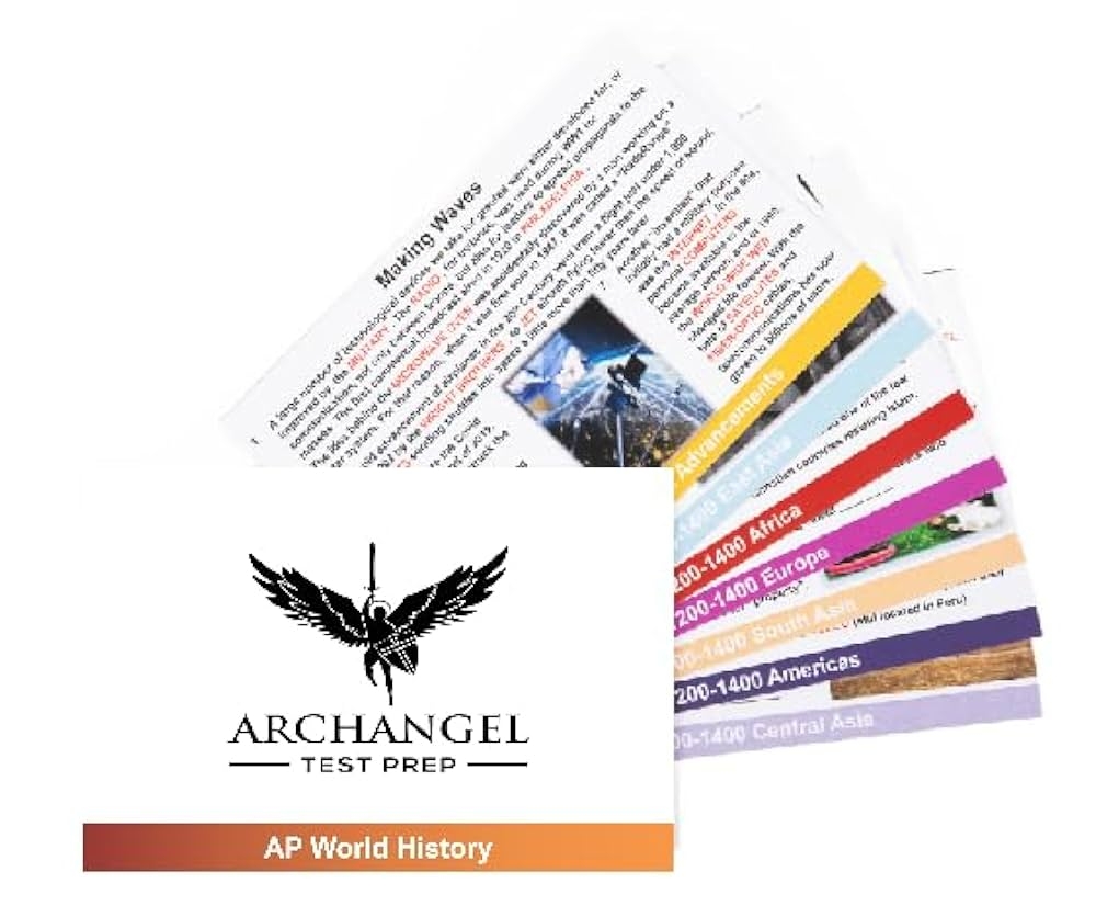 2025 AP World History Test Flashcards Archangel Test Prep 9798985500714 Amazon Books