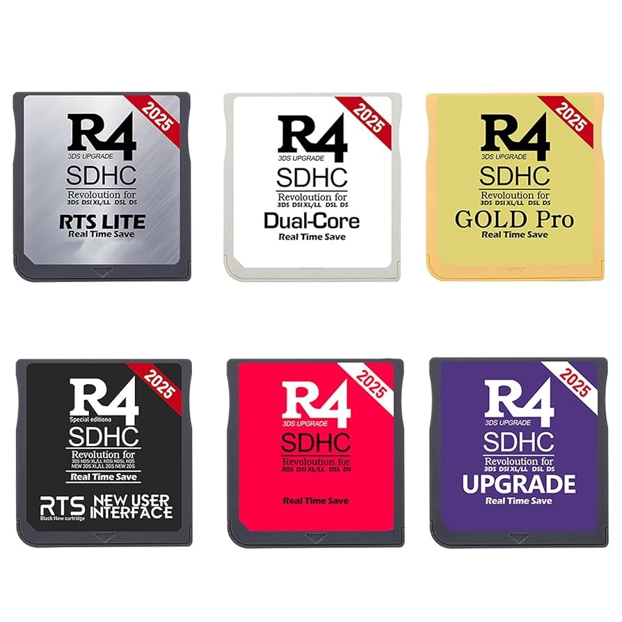 2025 New Version R4 Video Games Memory Flashcard Game Card Adapter Work On DS DSI DSIXL 2DS 2DSXL 3DS 3DSXL White Amazon ca Video Games