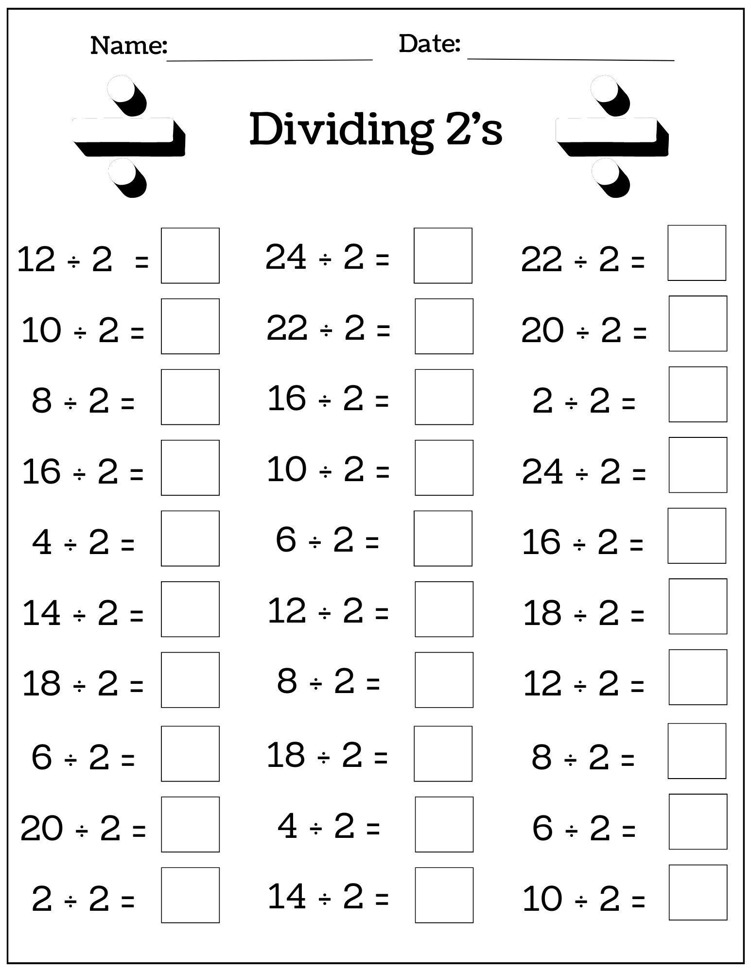 24 Printable Multiplication And Division Worksheets 1 12 Fill In The Blanks With Answer Pages Maths Drills Etsy Canada
