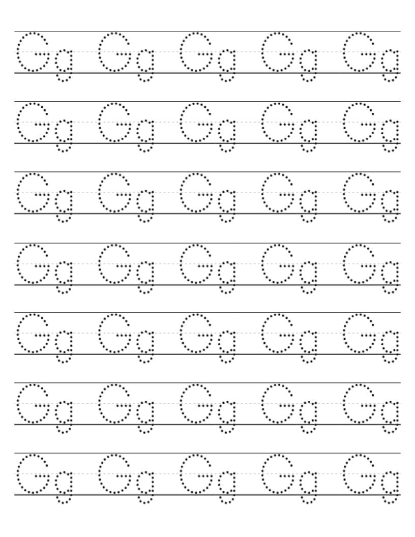 letter trace worksheet