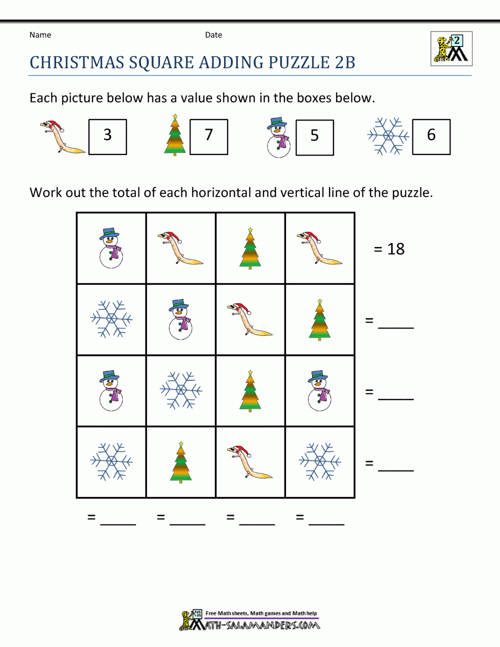 2nd Grade Christmas Math Worksheets 2nd Grade Christmas Math Worksheets