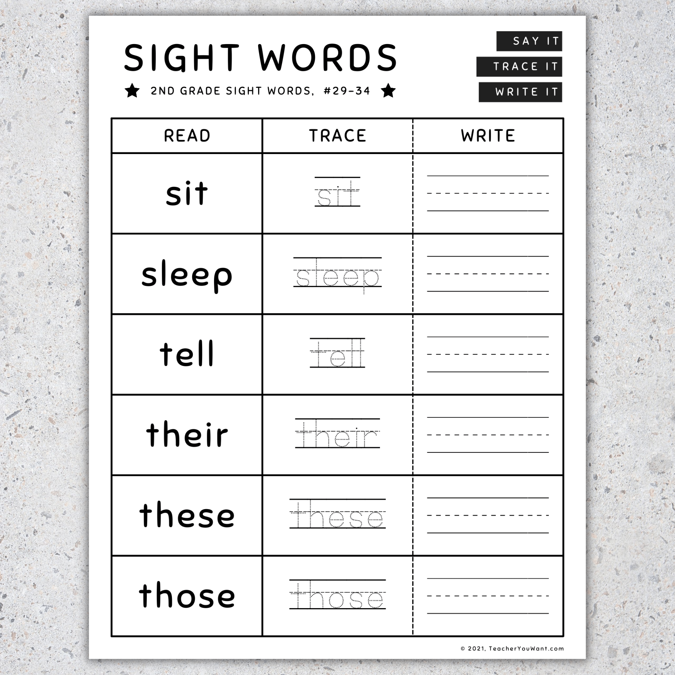 worksheets for 2nd graders reading