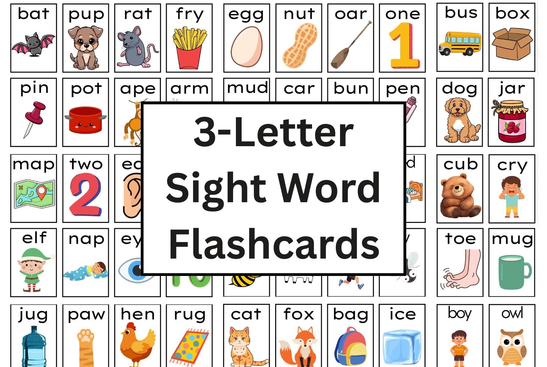 flashcards for kindergarten