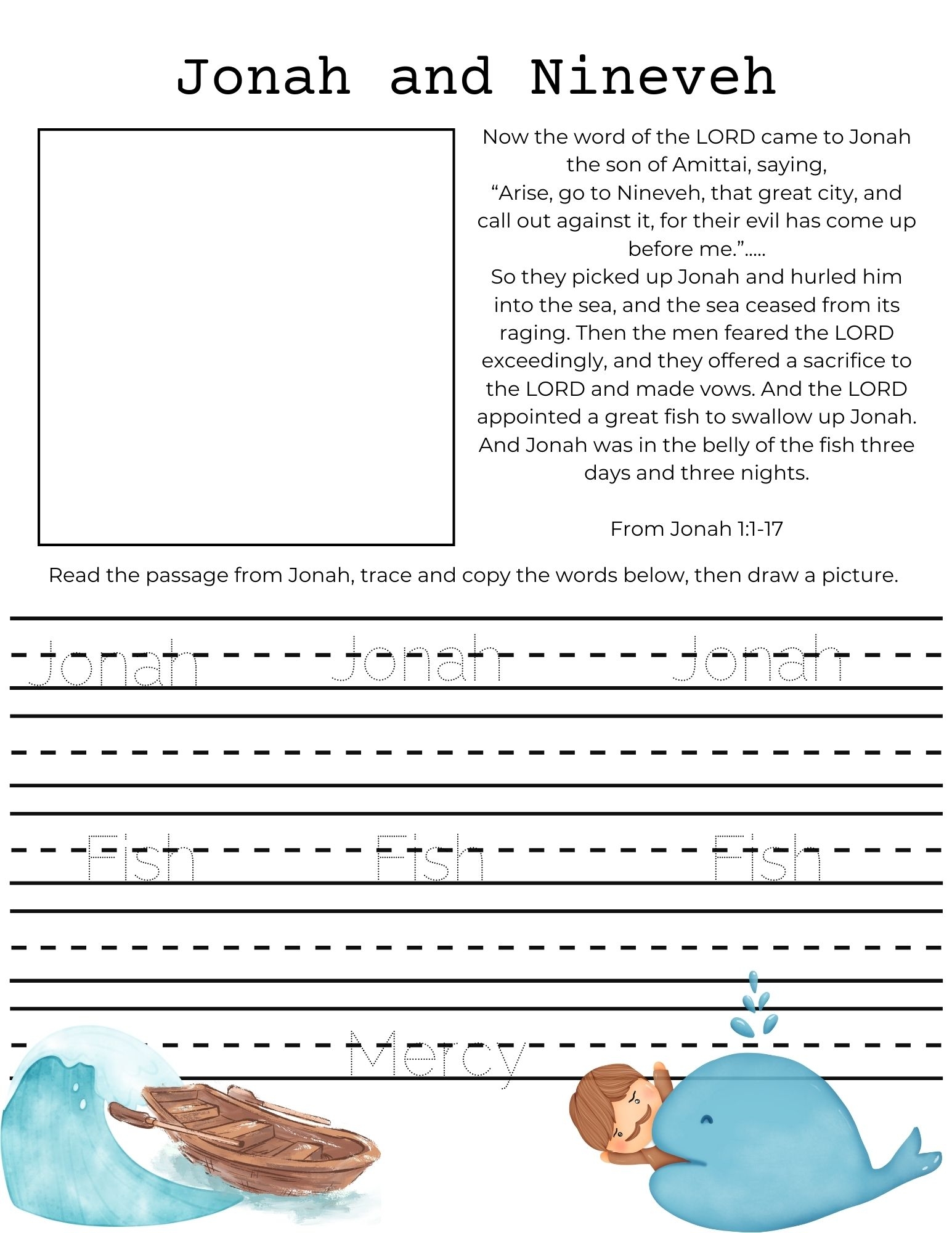 bible worksheets for kids