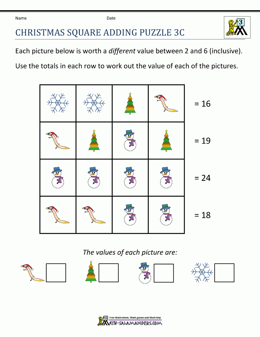 free printable math worksheets for 3rd grade