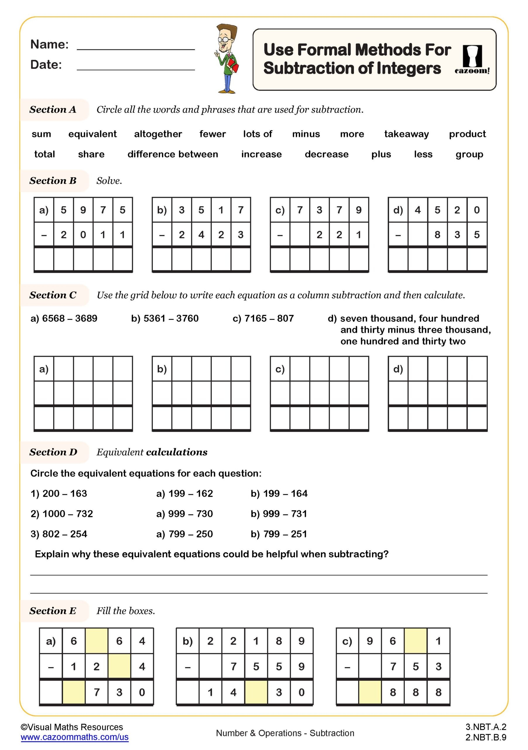 3rd grade math worksheets pdf