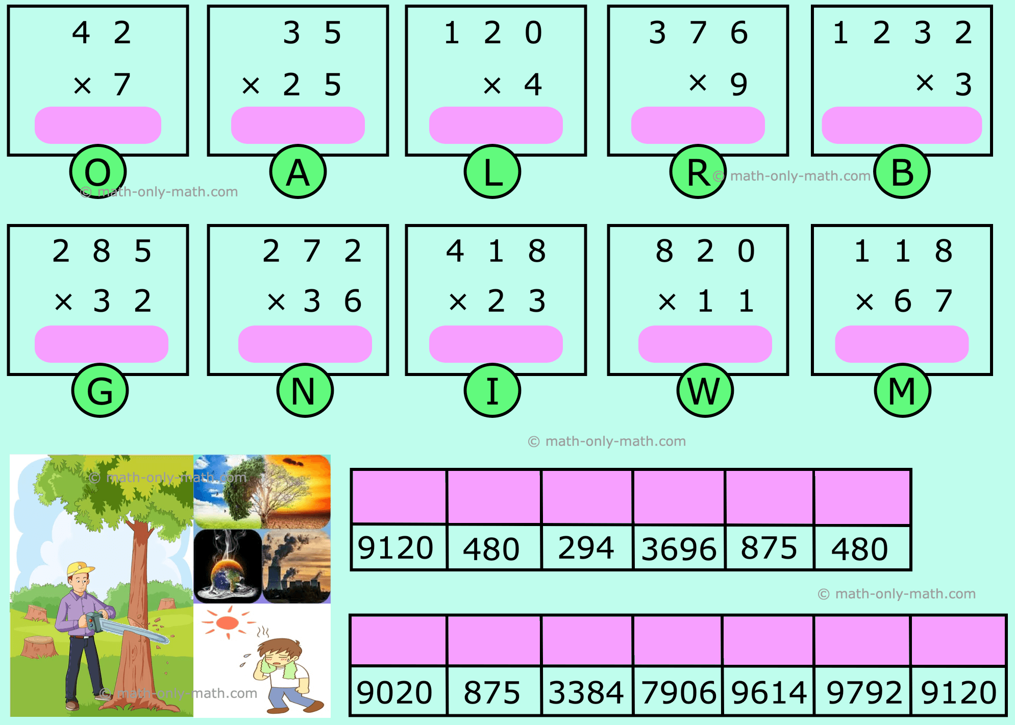 3rd Grade Multiplication Worksheet Grade 3 Multiplication Questions