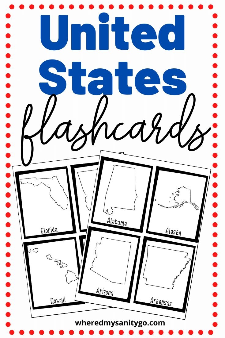 50 states flashcards