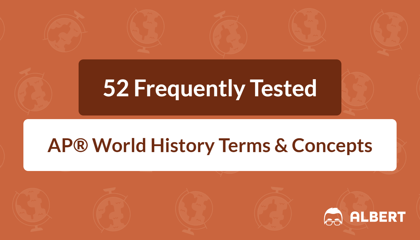 52 Frequently Tested AP World History Terms Concepts