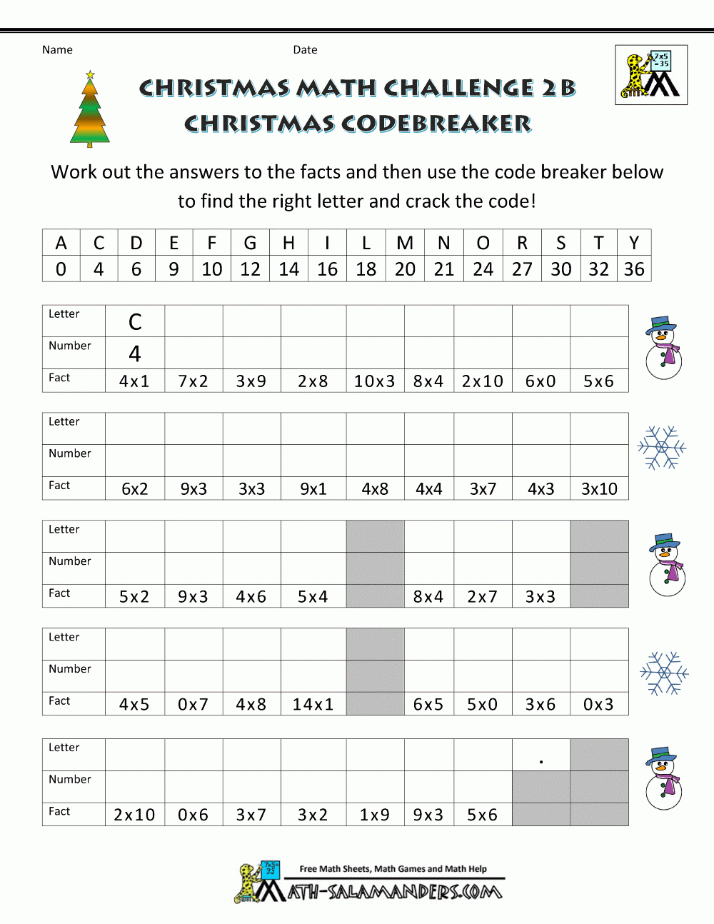 60 Christmas Math Worksheets For Kids