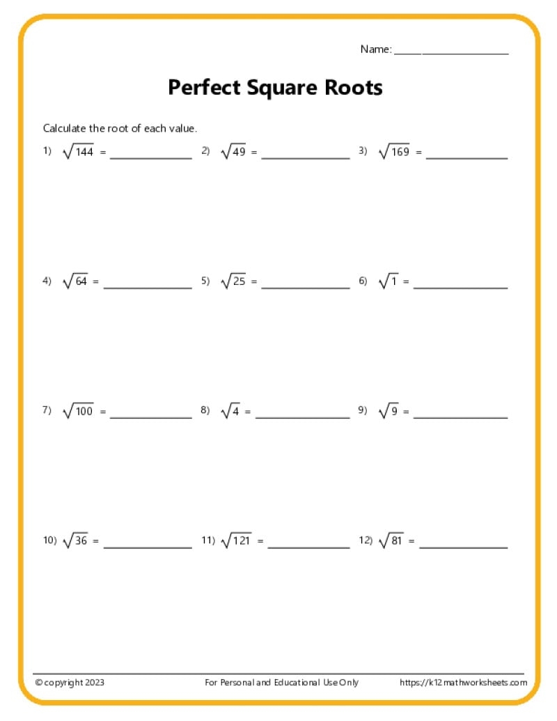 math worksheets for sixth graders printable