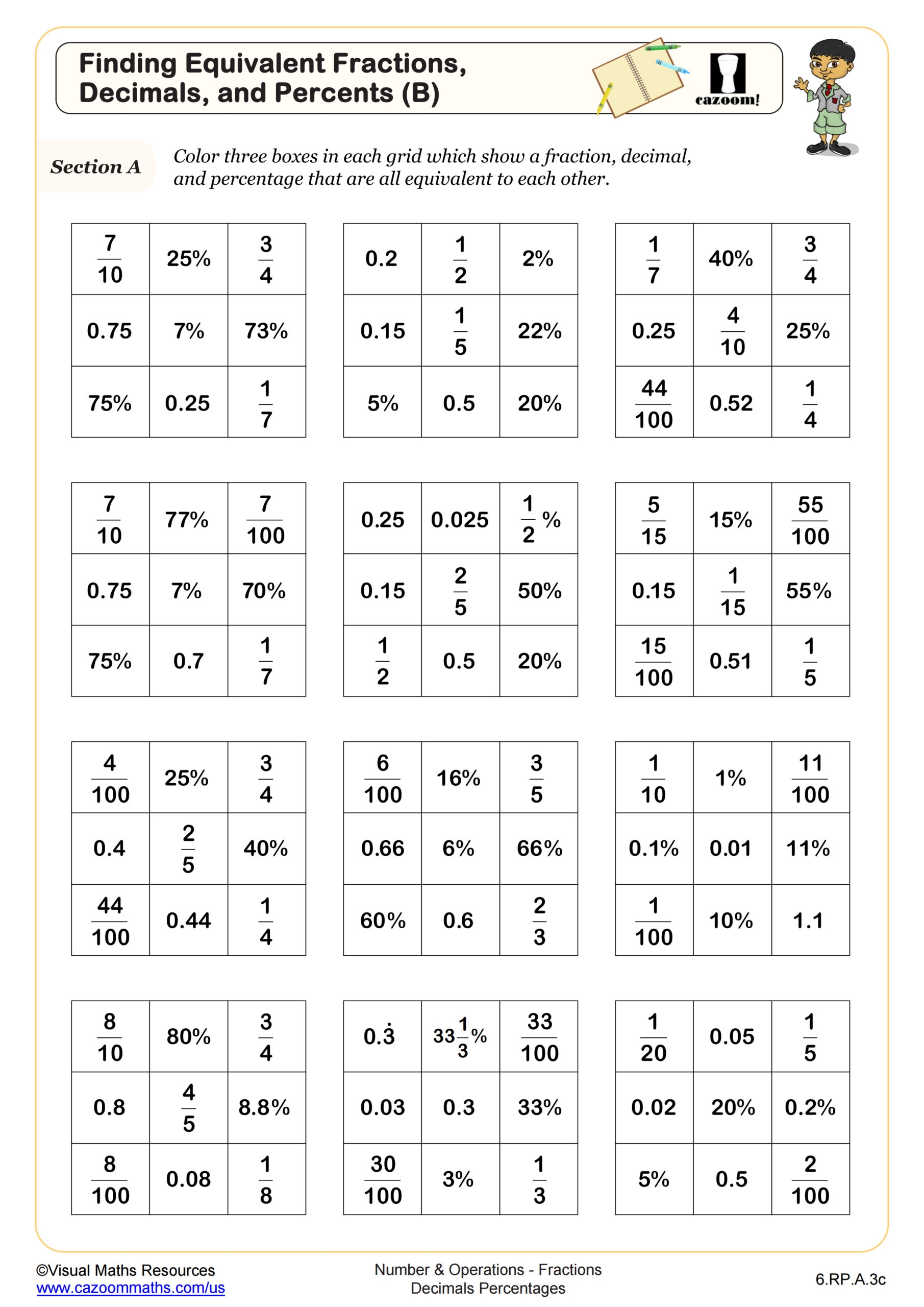 6th Grade Math Worksheets Printable PDF Worksheets Cazoom Math 6th Grade Math Worksheets Printable PDF Worksheets Cazoom Math