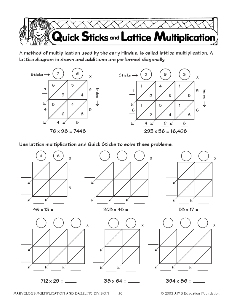 8 Lattice Multiplication 