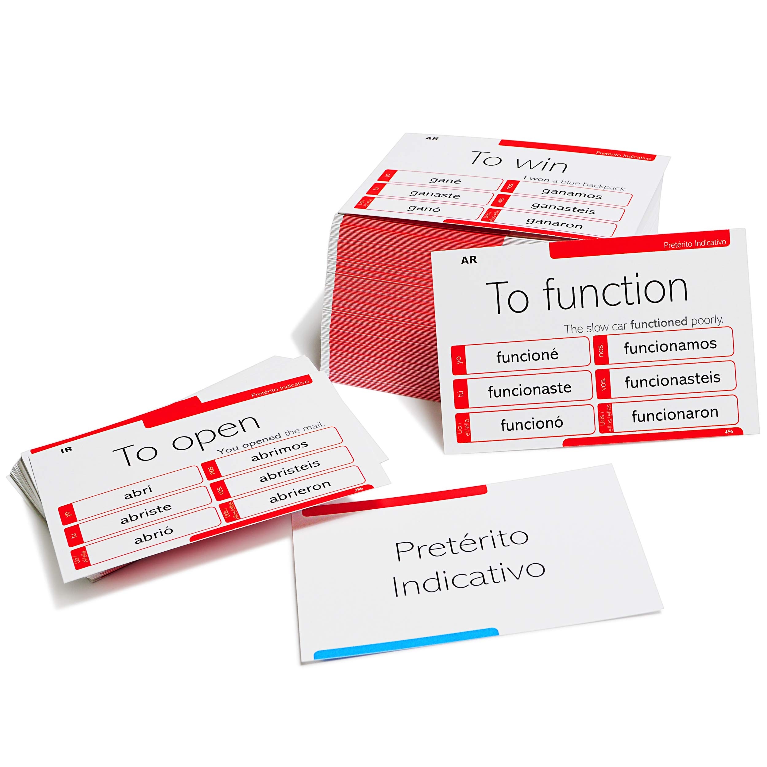 800 Spanish Conjugation Cards 200 Verbs With Full Examples In Spanish And English And 9 Different Tenses Amazon de Toys