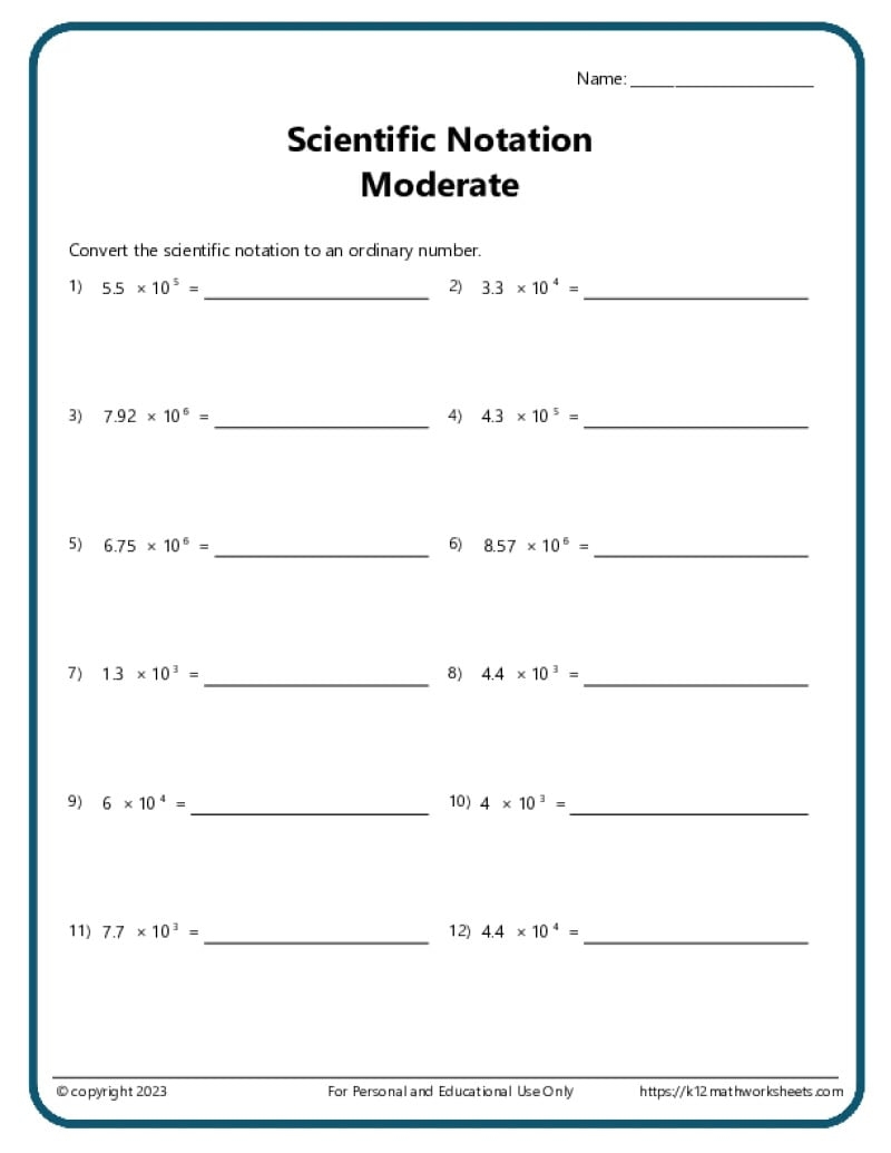 pre algebra math worksheets