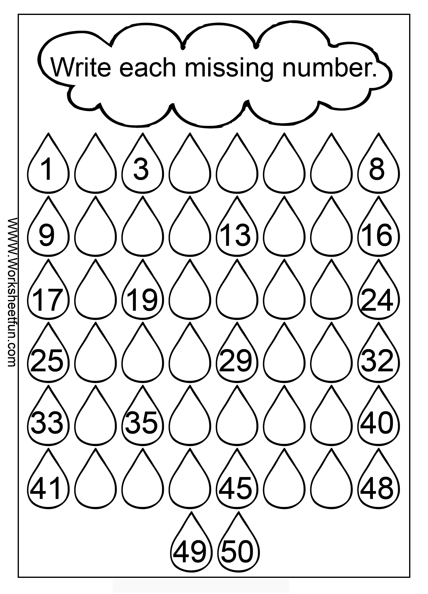 9 Best Missing Number Worksheets Ideas Number Worksheets Kindergarten Math Worksheets