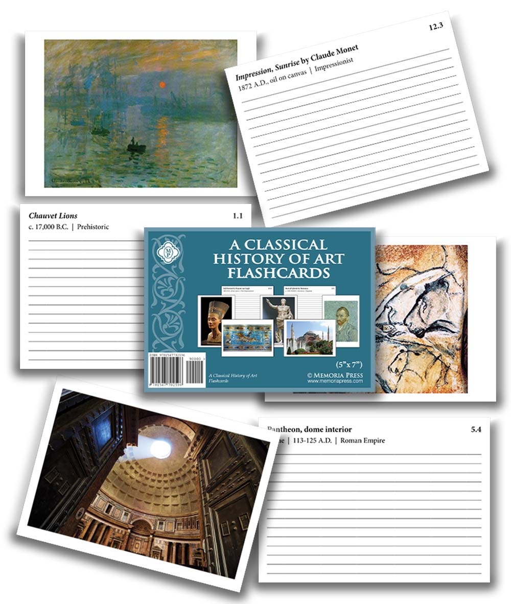 A Classical History Of Art Flashcards Memoria Press Classical Education