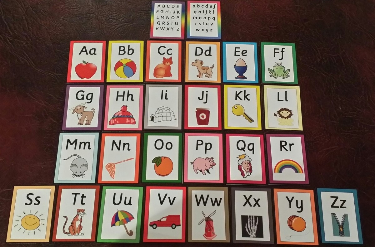 letters and sounds flashcards