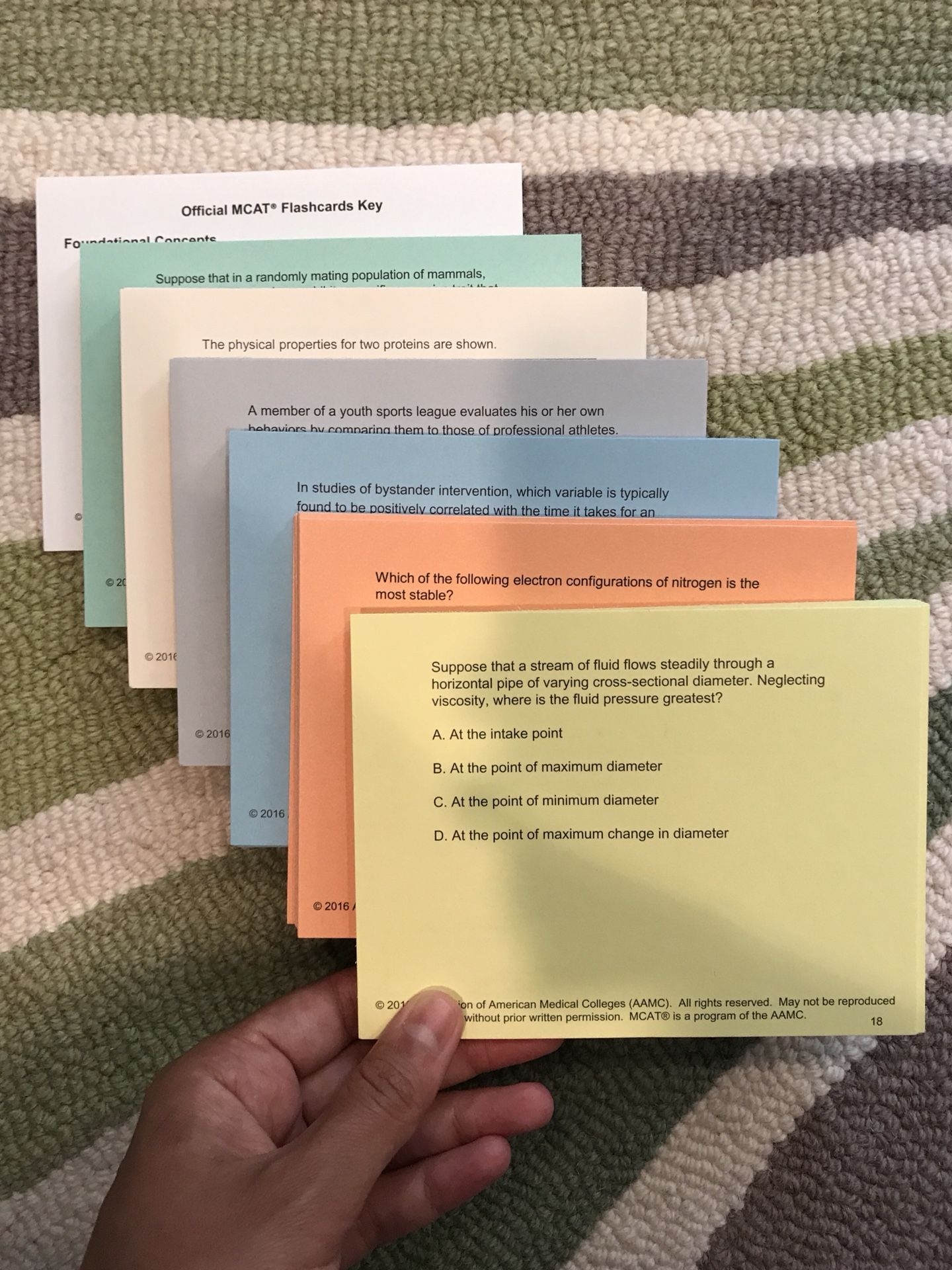 aamc flashcards mcat