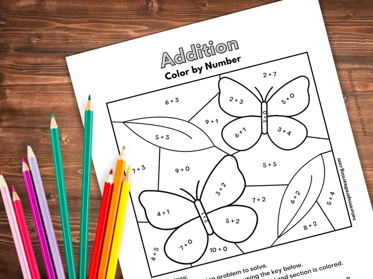 2nd grade math coloring worksheets