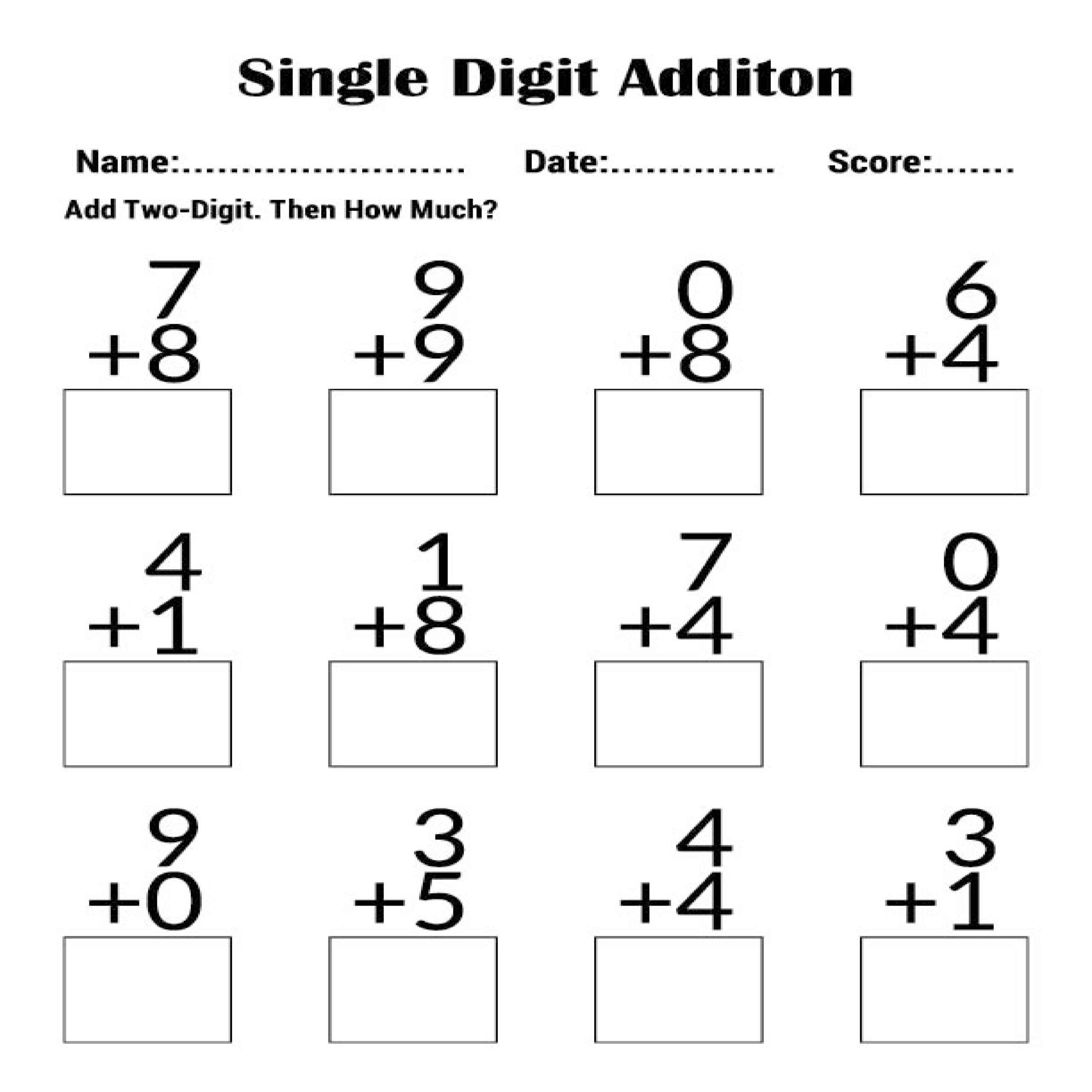 easy math worksheets