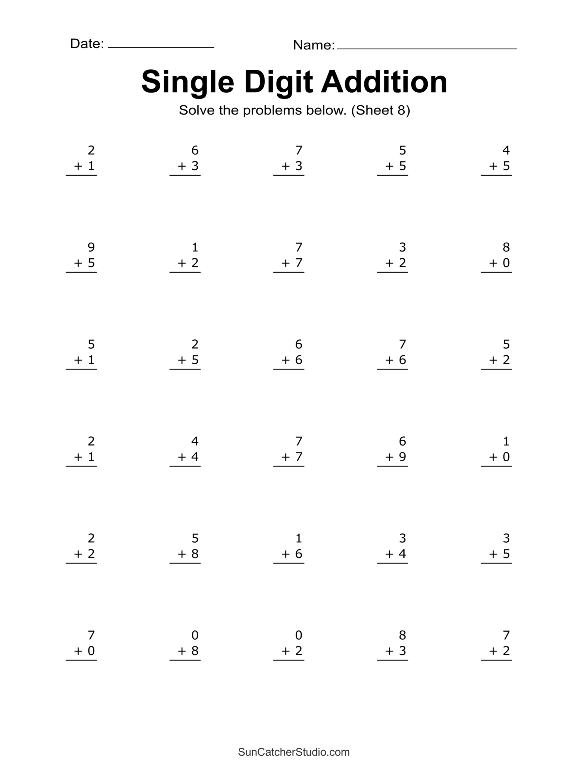 free printable 2nd grade math worksheets