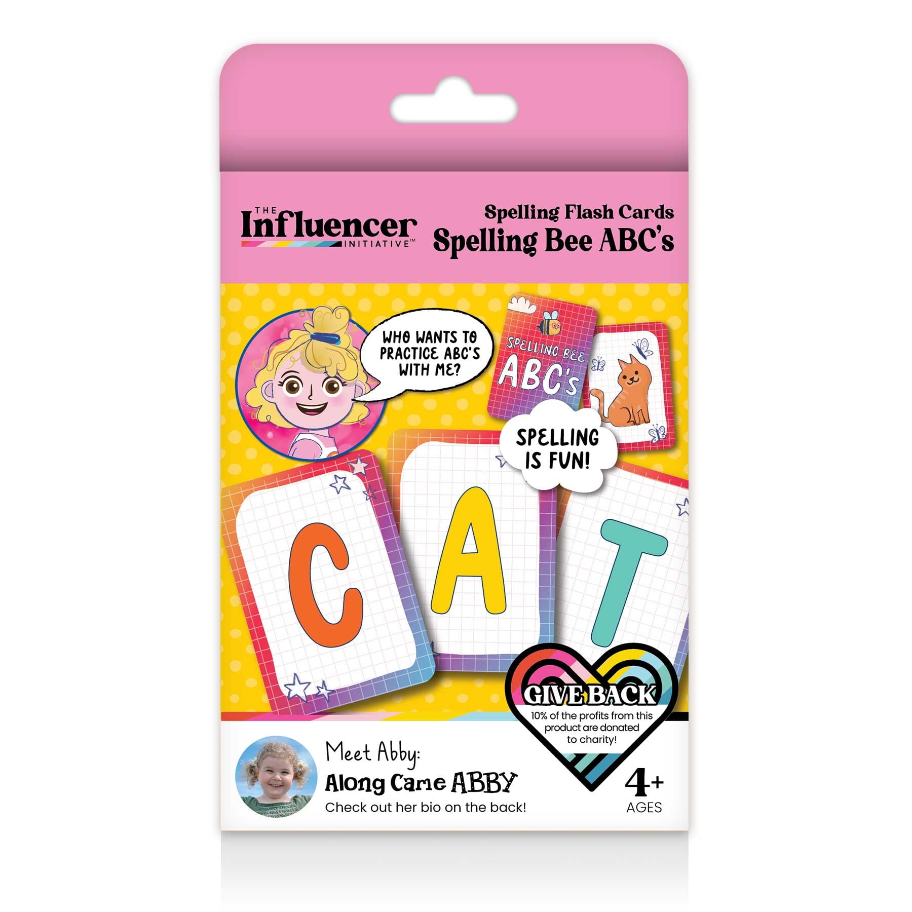 Along Came Abby Influencer Initiative Spelling Bee ABC s Spelling Flash Cards Ages 4 Walmart