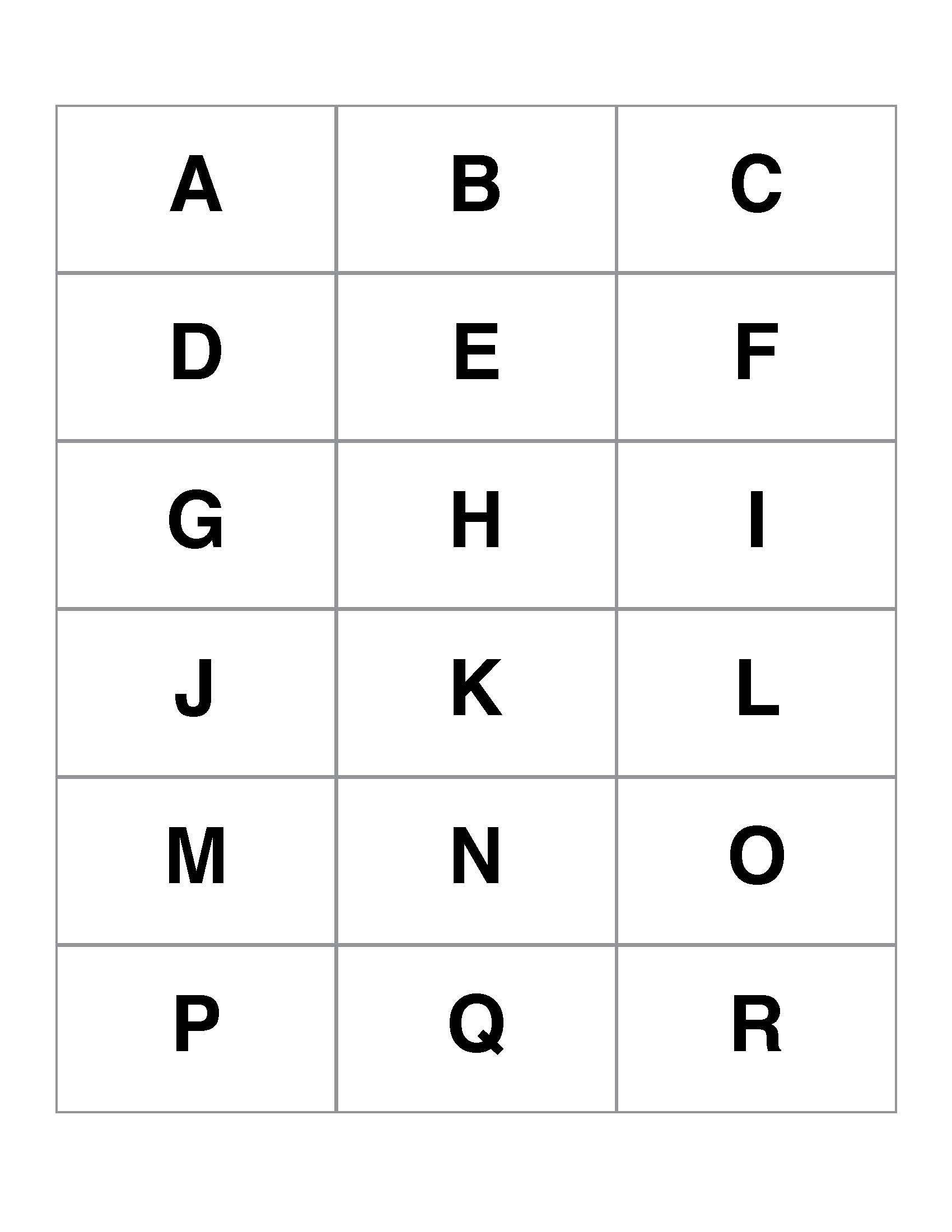 alphabet flashcards upper and lower case