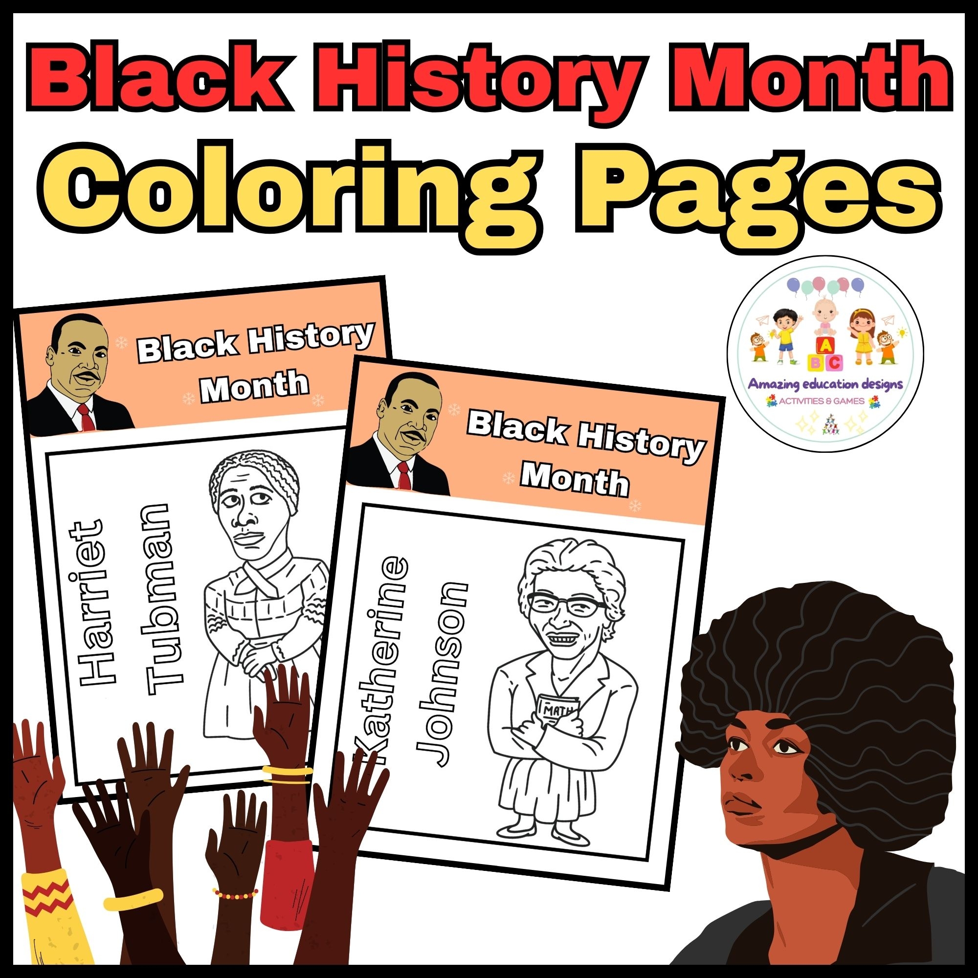 Amazing Coloring Pages Activities Worksheets Black History Month Made By Teachers Amazing Coloring Pages Activities Worksheets Black History Month Made By Teachers