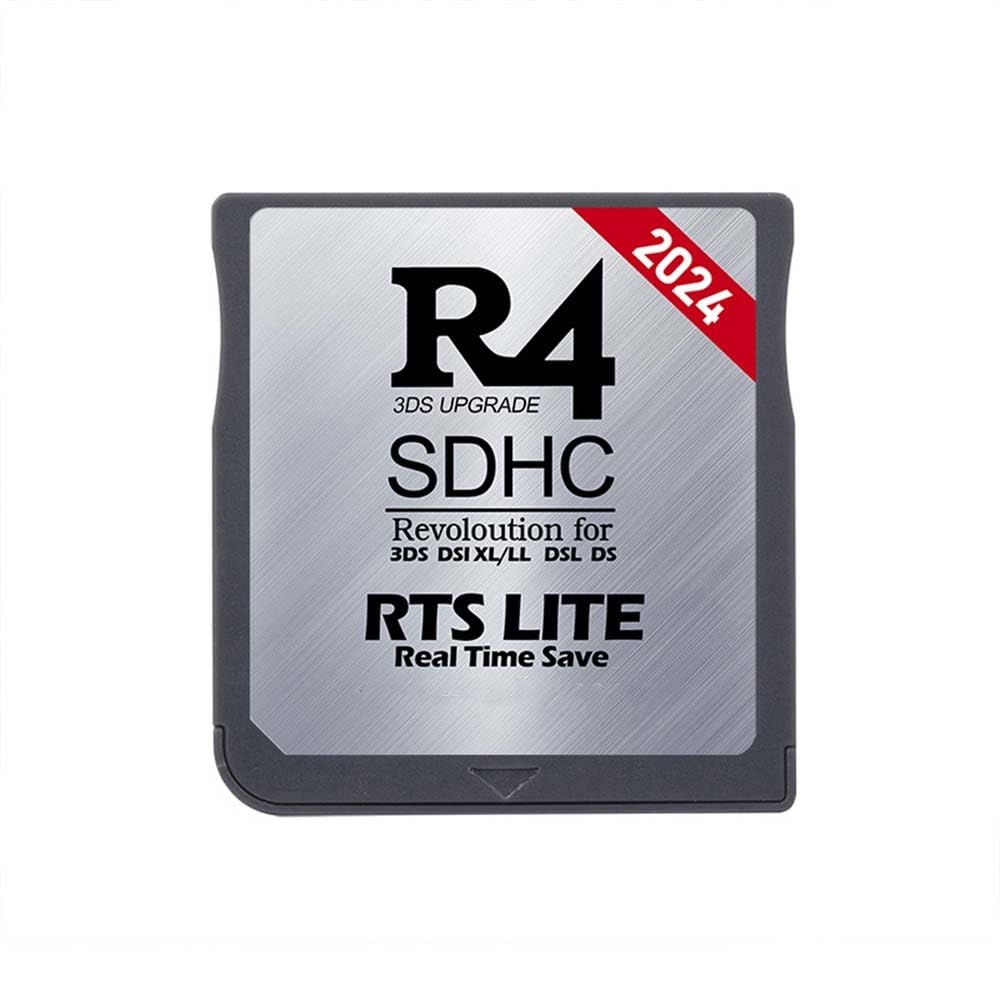 Amazon 2024 R4 SDHC Card Adapter For 3DS DSL XL LL 2DS DS NDS NDSL Burning Card Game Card Digital Memory Card Flash Card Gaming Accessories Portable Silver Video Games