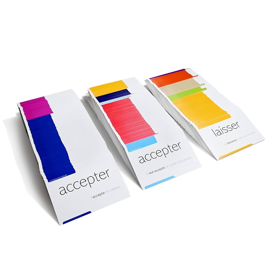 Amazon 800 French Conjugation Flash Cards 200 Verbs With Full Examples In Both French And English And 11 Different Tenses Toys Games