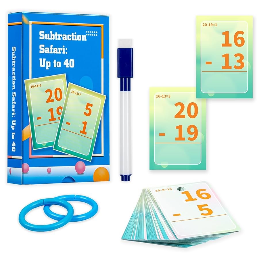 kindergarten math flashcards