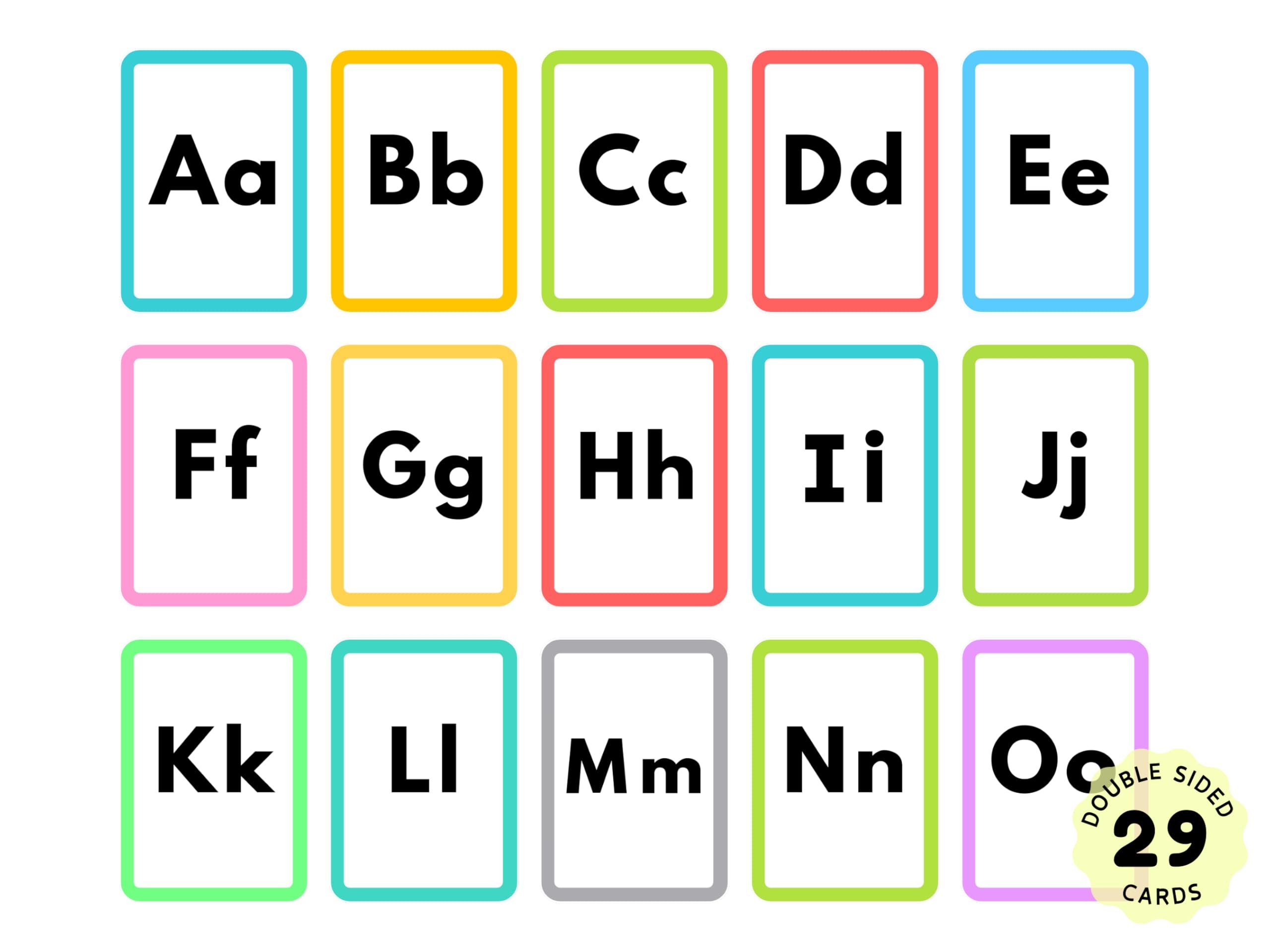Amazon Alphabet Flash Cards Educational ABC Flash Cards Uppercase And Lowercase Learning Letters For Toddlers And Preschool Toys Games