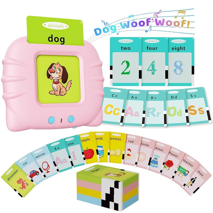 Amazon Aullsaty Toddler Toys Talking Flash Cards For 1 2 3 4 5 6 Year Old Boys And Girls Autism Sensory Toys For Autistic Children Learning Educational Montessori Speech Therapy 248 Sight
