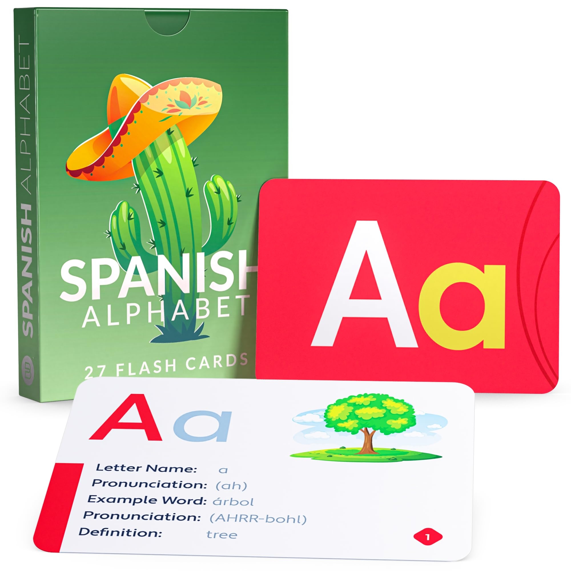 spanish alphabet flashcards