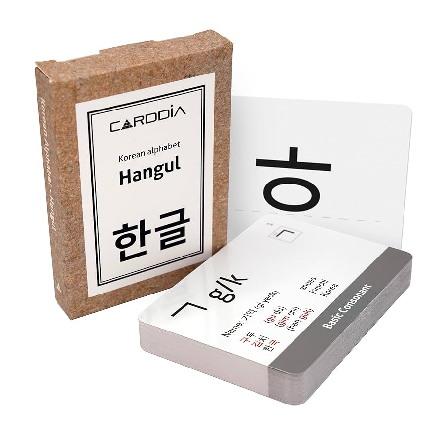 korean language flashcards