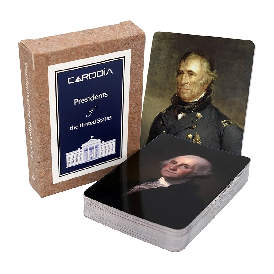 Amazon CARDDIA Presidents Of The United States Flashcards From George Washington To Donald Trump Toys Games