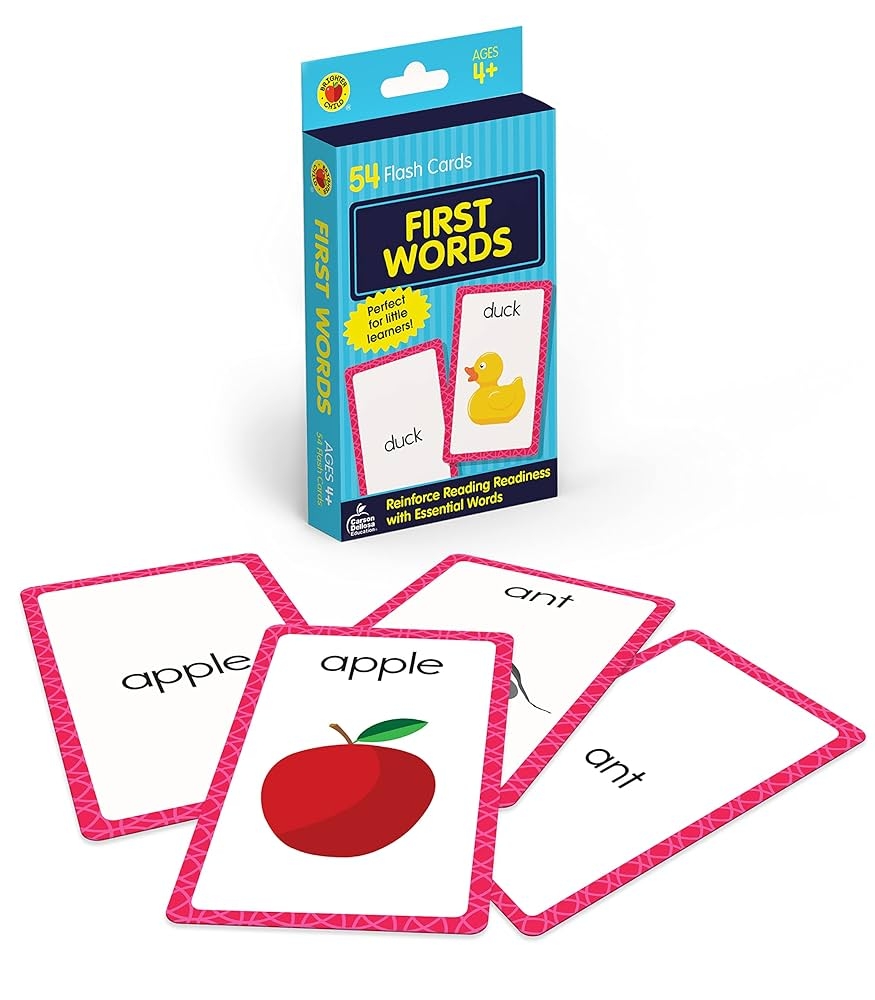 Amazon Carson Dellosa 54 Phonics Flash Cards Sight Words Flashcards For Kids Ages 4 And Up High Frequency Vocabulary Preschool And Kindergarten Learning Activities Toddler Stocking Stuffers 8601400166901 Brighter Child Books
